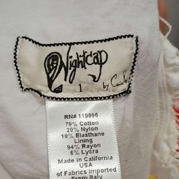 Nightcap Ivory Lace Crop Top - Picture 3 of 3